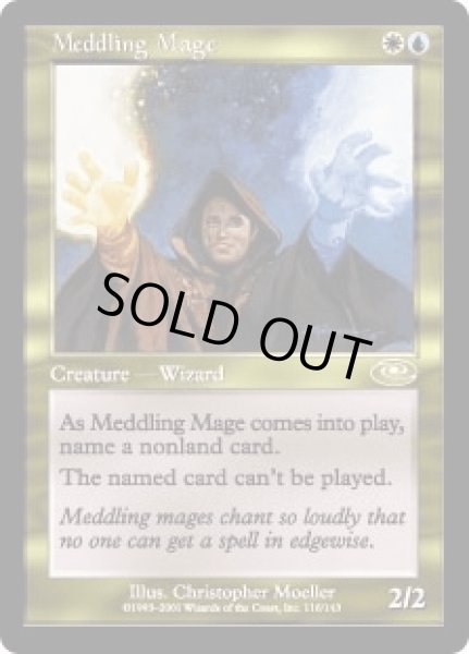 画像1: 翻弄する魔道士/Meddling Mage (PLS) (1)