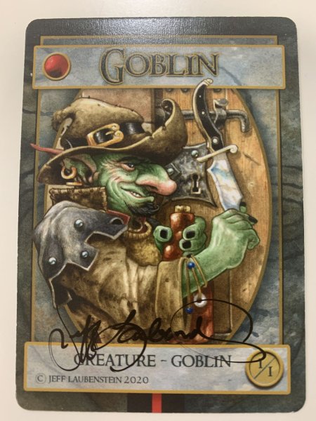 画像1: ゴブリントークン/Goblin Token 【Ver.4】 (Jeff Laubenstein)   サインド (1)