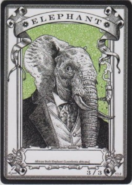 画像1: 象/Elephant 【登録No.1】 (rk post Token) (1)