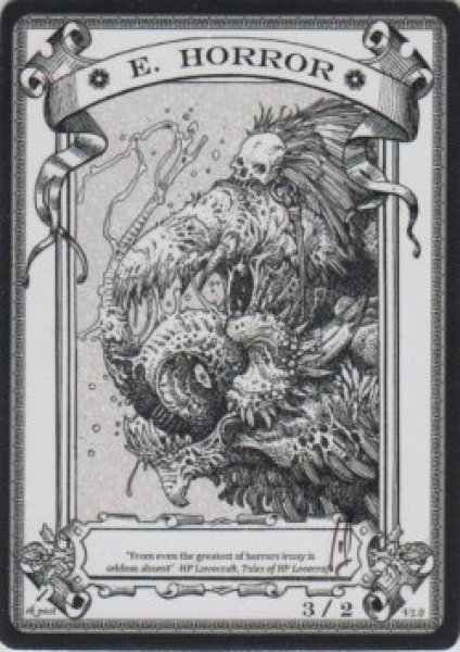 画像1: エルドラージ・ホラー/Eldrazi・Horror 【登録No.1】 (rk post Token) (1)