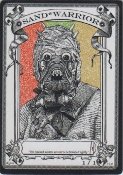 画像2: 砂漠の民・戦士/Sand・Warrior 【登録No.1】 (rk post Token) (2)