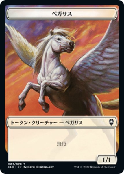画像1: ペガサス トークン/Pegasus Token 【3/20】 (CLB) (1)