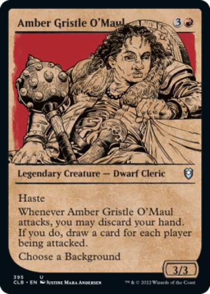 画像1: 鎚族のアンバー・グリストル/Amber Gristle O'Maul (CLB)【ショーケース版】《Foil》 (1)