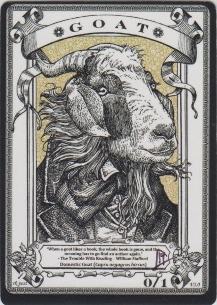 画像3: ヤギ/Goat 【登録No.2】 (rk post Token) (3)