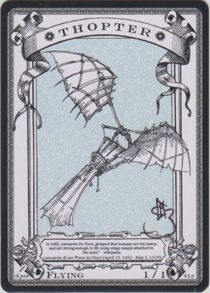 画像2: 飛行機械/Thopter 【登録No.2】 (rk post Token) (2)