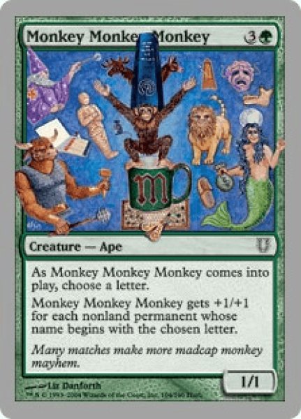 画像1: Monkey Monkey Monkey (UNH) (1)