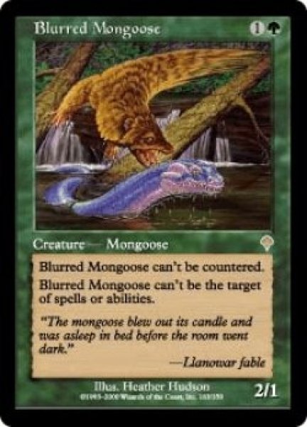画像1: 疾風のマングース/Blurred Mongoose (INV)《Foil》 (1)