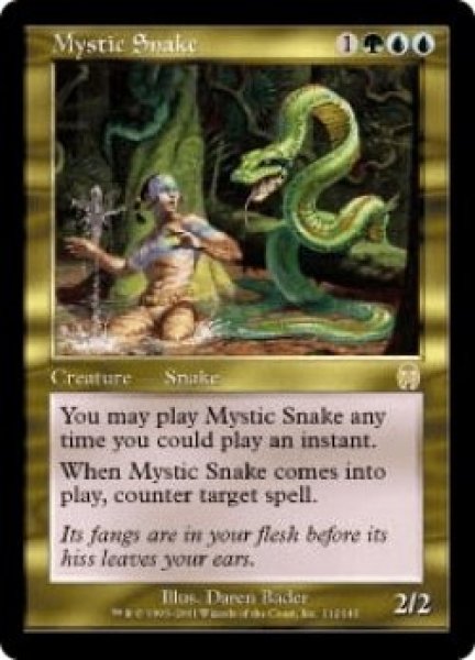 画像1: 神秘の蛇/Mystic Snake (APC)《Foil》 (1)