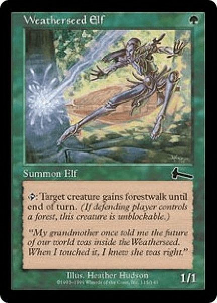 画像1: ウェザーシード・エルフ/Weatherseed Elf (ULG)《Foil》 (1)