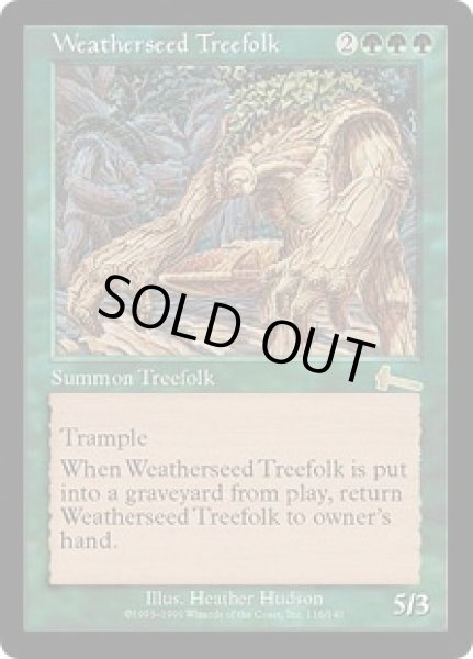 画像1: ウェザーシード・ツリーフォーク/Weatherseed Treefolk (ULG)《Foil》 (1)