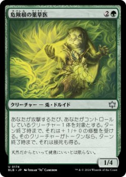 画像1: 危険根の薬草医/Hazardroot Herbalist (BLB)《Foil》 (1)