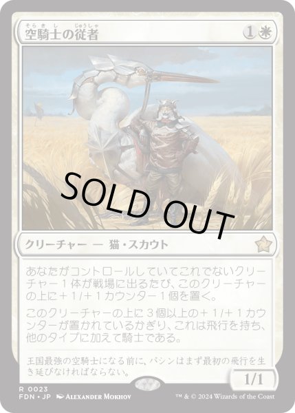 画像1: 空騎士の従者/Skyknight Squire (FDN) (1)
