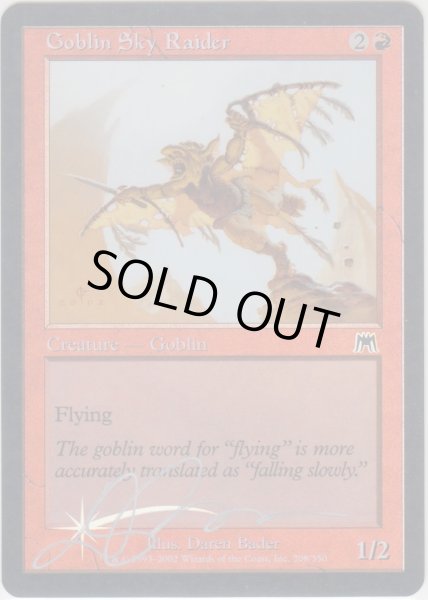 画像1: ゴブリンの空襲部隊/Goblin Sky Raider (ONS)《Foil》【サインド】 (1)