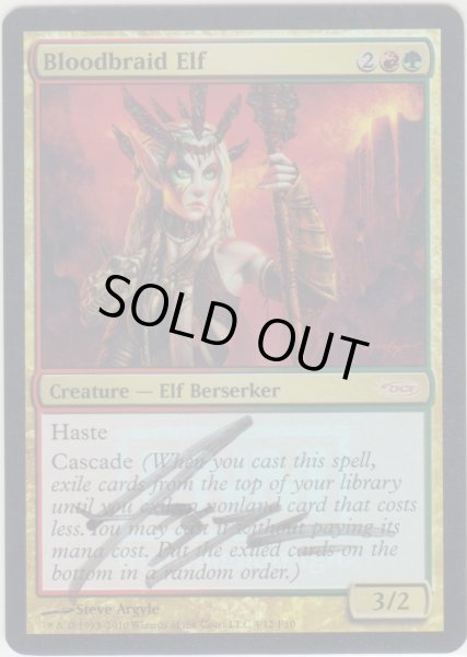 画像1: 血編み髪のエルフ/Bloodbraid Elf (FNM)【サインド】 (1)