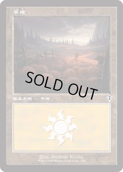 画像1: 平地/Plains 【Ver.2】 (INR)【旧枠版】《Foil》 (1)
