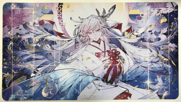 画像1: LUNLUNプレイマット：【匈歌ハトリ：Celestial_Damsel】  【送料込】 (1)