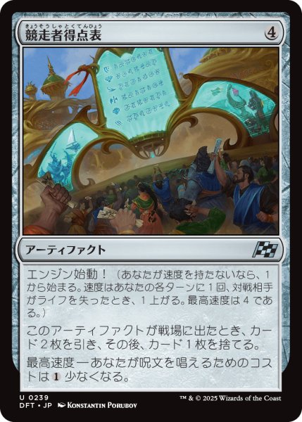 画像1: 競走者得点表/Racers' Scoreboard (DFT) (1)