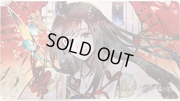 画像1: LUNLUNプレイマット：【匈歌ハトリ："常盤ゆいさん" 横型】  【送料込】 (1)