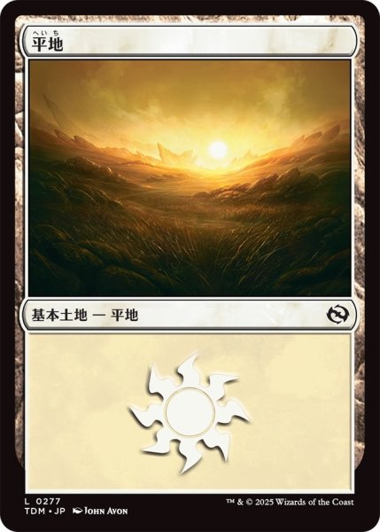 画像1: 平地/Plains 【No.277】 (TDM) (1)