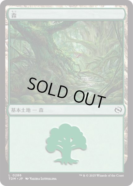画像1: 森/Forest 【No.286】 (TDM)《Foil》 (1)