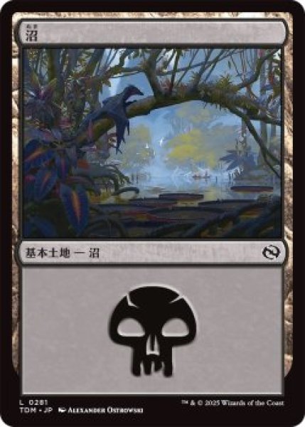 画像1: 沼/Swamp 【No.281】 (TDM)《Foil》 (1)