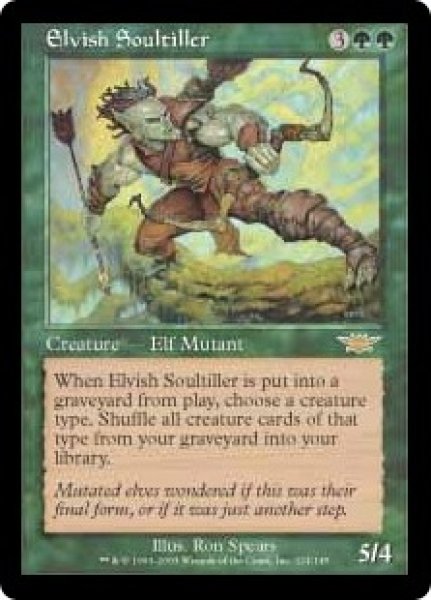 画像1: 魂を養うエルフ/Elvish Soultiller (LGN)《Foil》 (1)
