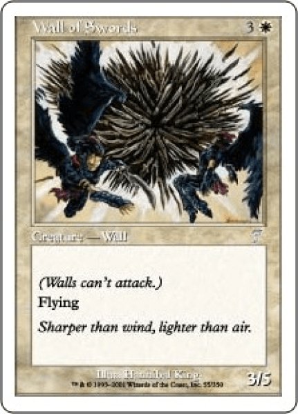 画像1: 剣の壁/Wall of Swords (7ED)《Foil》 (1)