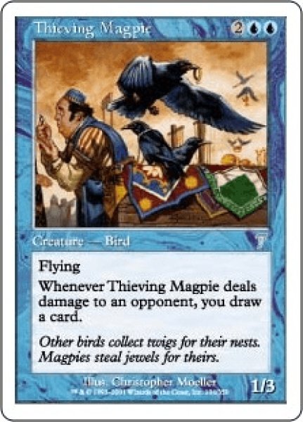 画像1: 泥棒カササギ/Thieving Magpie (7ED)《Foil》 (1)
