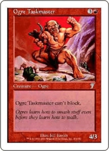 画像1: オーガの監督官/Ogre Taskmaster (7ED)《Foil》 (1)