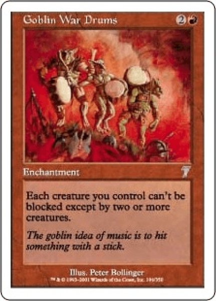 画像1: ゴブリン・ウォー・ドラム/Goblin War Drums (7ED)《Foil》 (1)