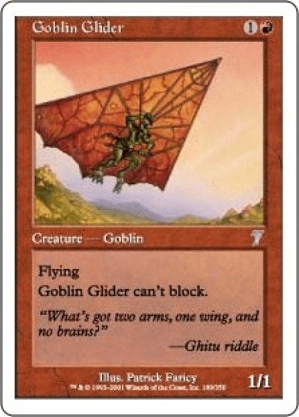 画像1: ゴブリンの滑空者/Goblin Glider (7ED)《Foil》 (1)