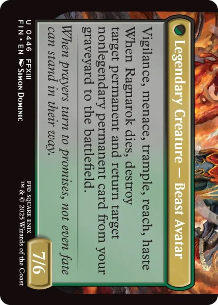 画像2: 恐れなきルシ、ファング/Fang, Fearless l'Cie (FIN)【拡張アート版】 (2)