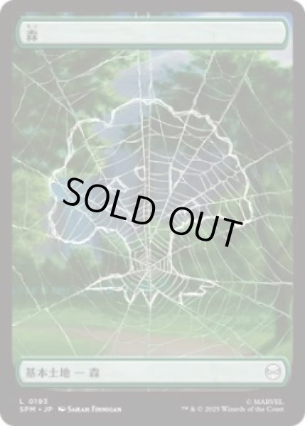 画像1: 森/Forest 【スパイダーウェブ版】 (SPM)《Foil》 (1)