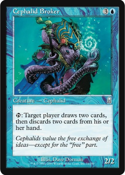 画像1: セファリッドの仲介人/Cephalid Broker (ODY)《Foil》 (1)