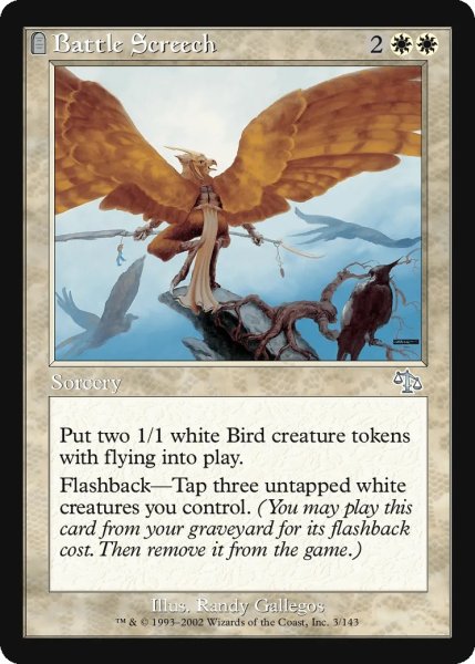 画像1: 金切るときの声/Battle Screech (JUD)《Foil》 (1)