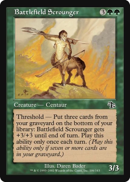 画像1: 戦場のたかり屋/Battlefield Scrounger (JUD)《Foil》 (1)