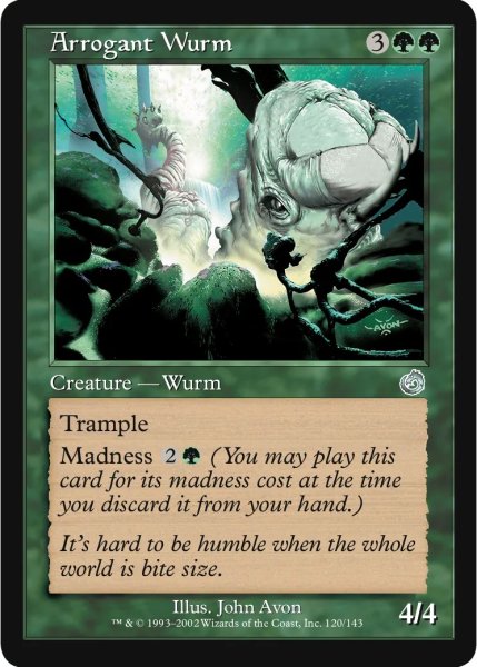 画像1: 尊大なワーム/Arrogant Wurm (TOR)《Foil》 (1)