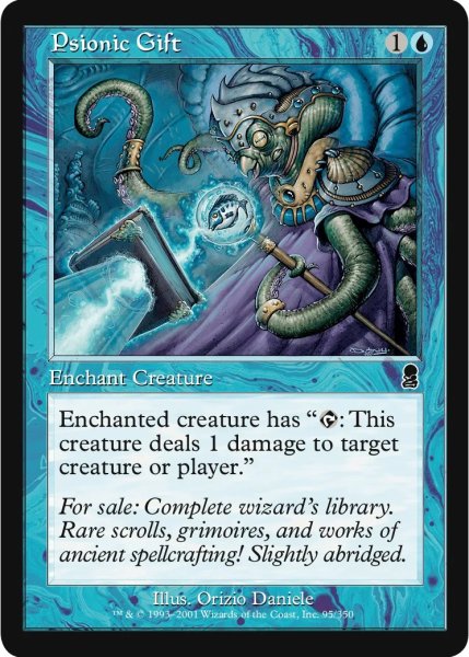 画像1: 霊力/Psionic Gift (ODY)《Foil》 (1)