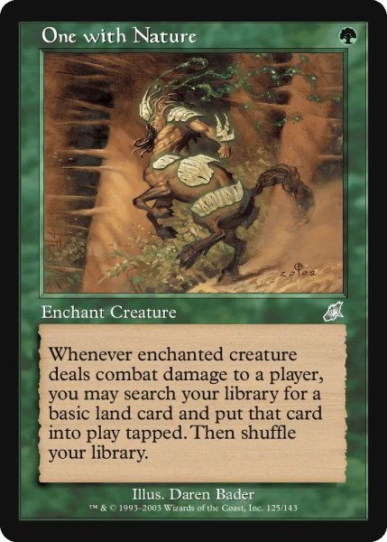 画像1: 自然との一体化/One with Nature (SCG)《Foil》 (1)