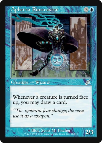 画像1: アフェットのルーン術士/Aphetto Runecaster (SCG)《Foil》 (1)