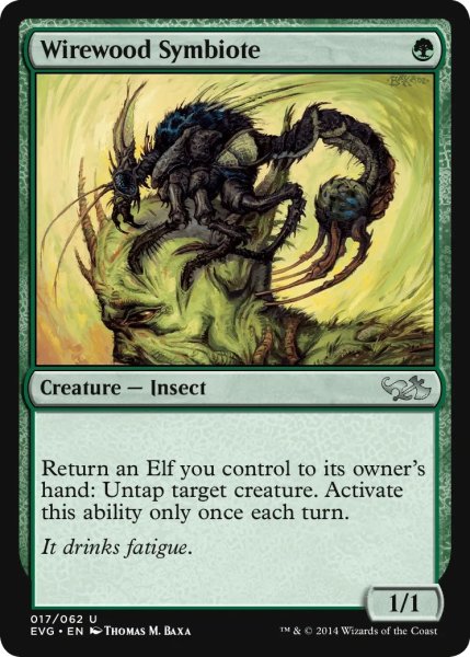 画像1: ワイアウッドの共生虫/Wirewood Symbiote 【アンソロジー版】 (EVG) (1)