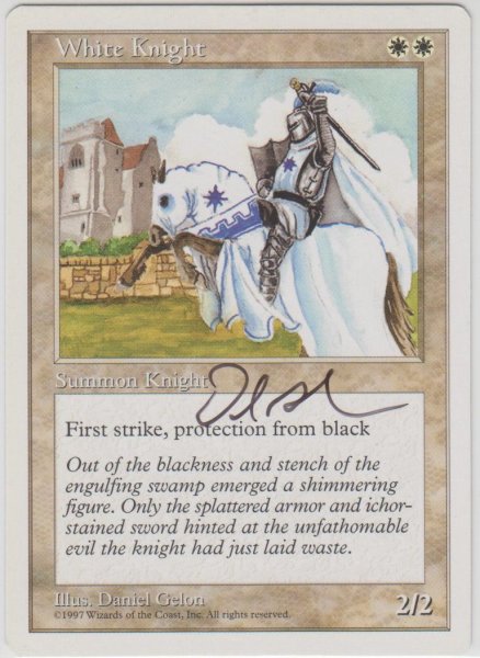 画像1: 白騎士/White Knight (5ED)【サインド】 (1)