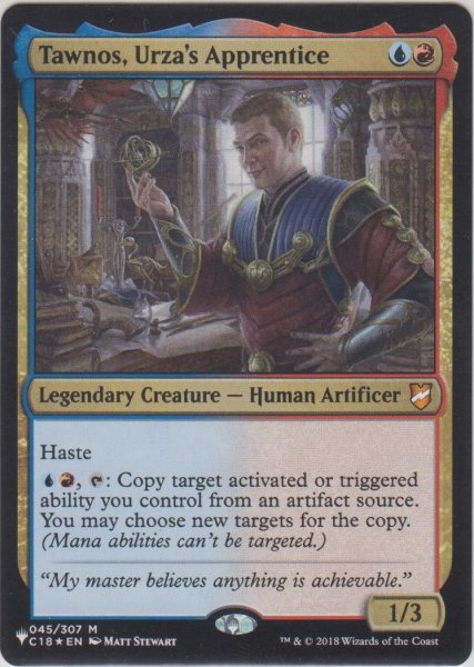 画像1: ウルザの弟子、タウノス/Tawnos, Urza's Apprentice (MB1・LST) (1)