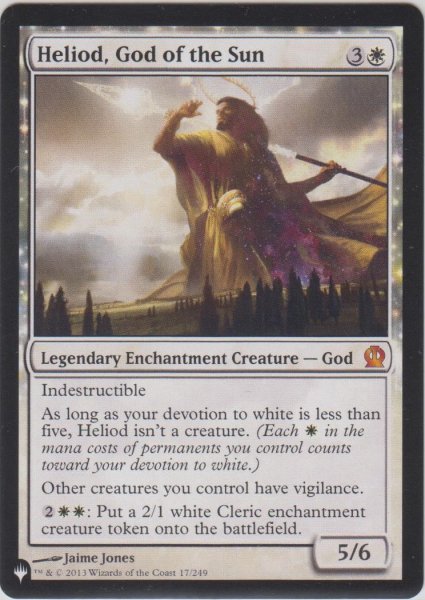 画像1: 太陽の神、ヘリオッド/Heliod, God of the Sun (MB1・LST) (1)