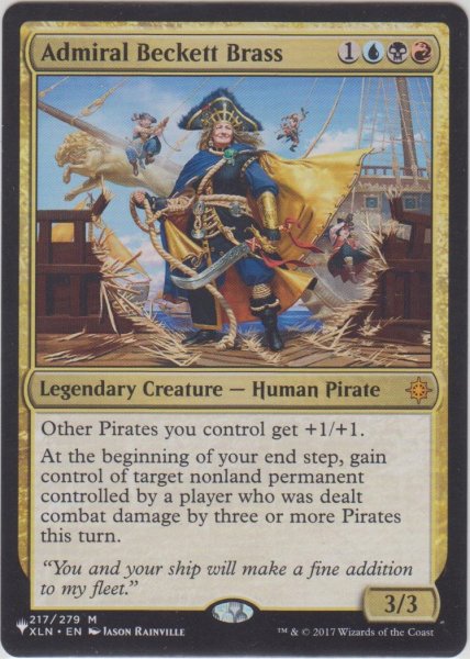 画像1: 鉄面提督ベケット/Admiral Beckett Brass (MB1・LST) (1)