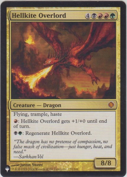 画像1: ヘルカイトの首領/Hellkite Overlord (MB1・LST) (1)