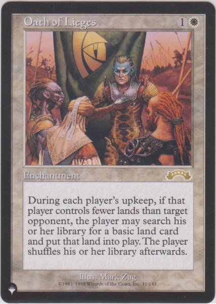 画像1: しもべの誓い/Oath of Lieges (MB1・LST) (1)