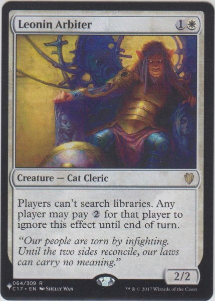 画像1: レオニンの裁き人/Leonin Arbiter (MB1・LST) (1)