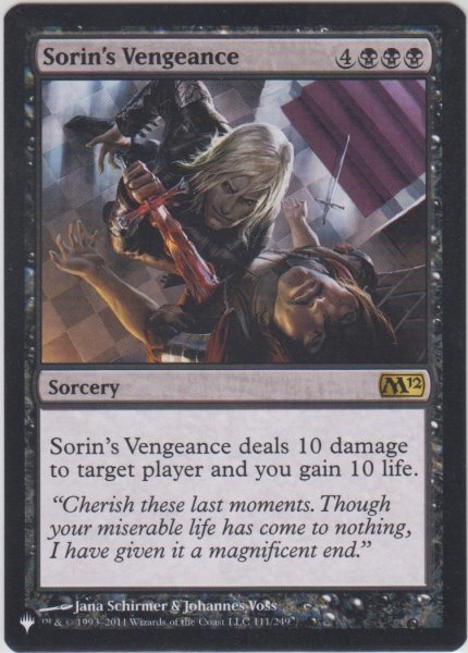 画像1: ソリンの復讐/Sorin's Vengeance (MB1・LST) (1)