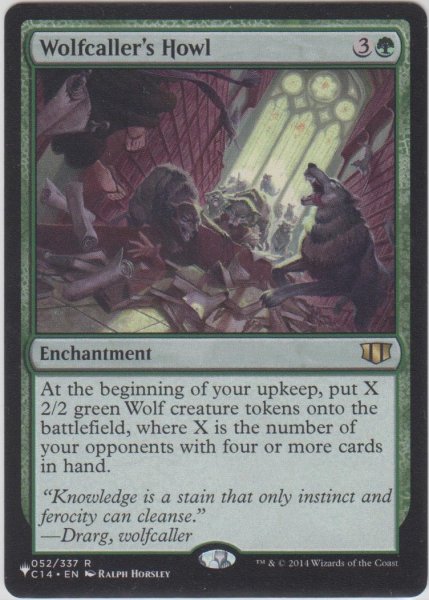 画像1: 狼呼びの雄叫び/Wolfcaller's Howl (MB1・LST) (1)